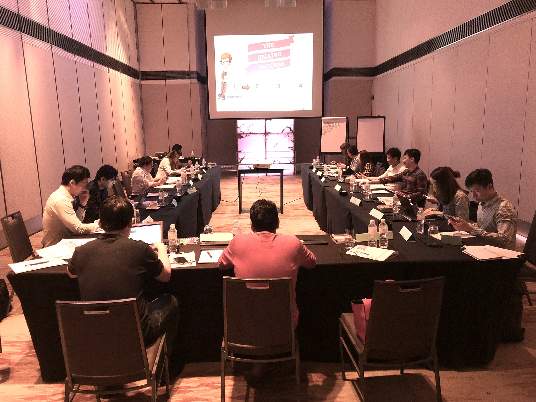 Robert Roseberry — training session, Asia Pacific