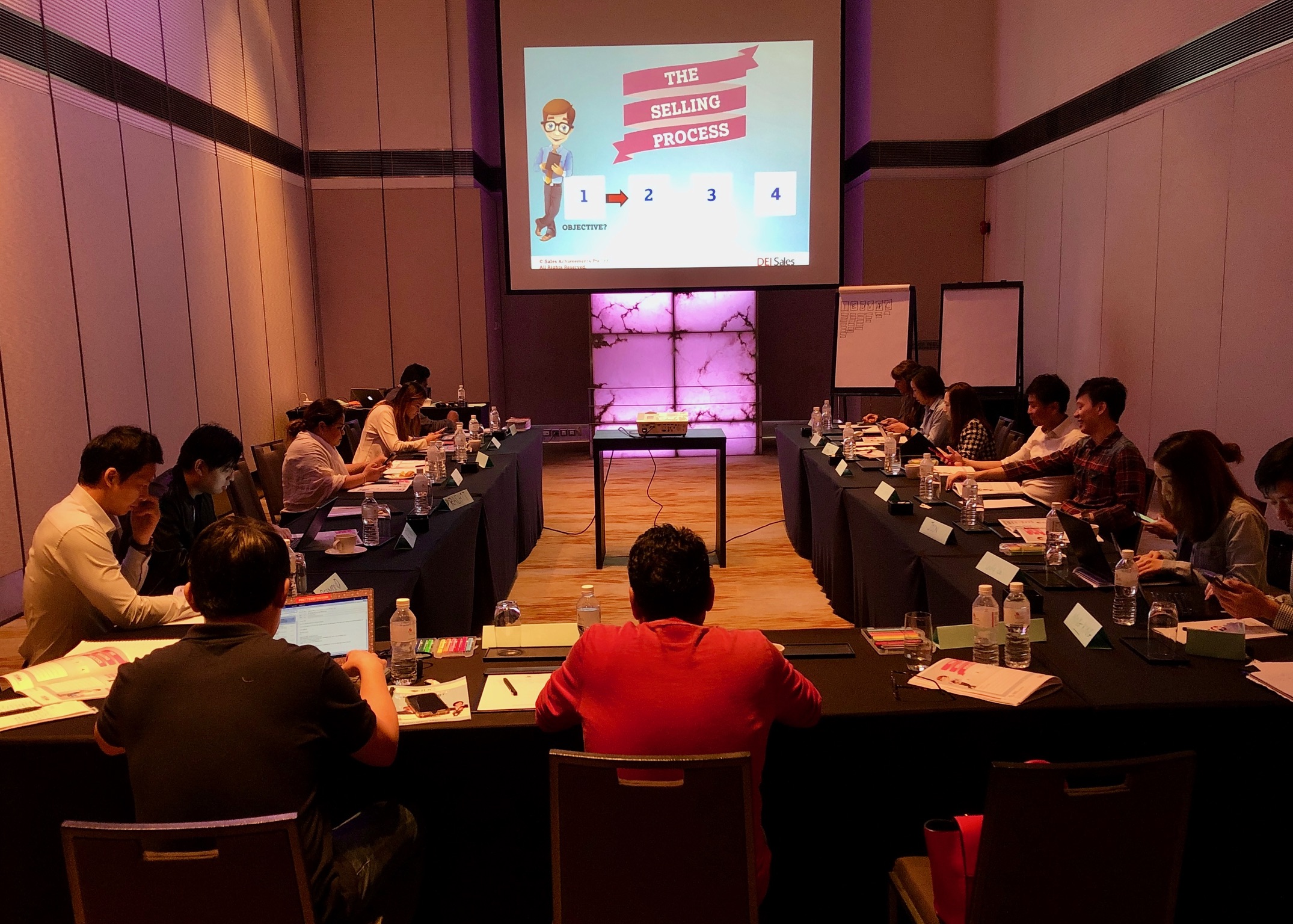 Robert Roseberry — sales training session